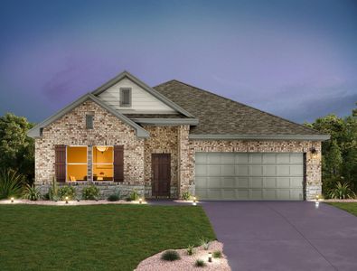 New construction Single-Family house 1333 Dog Iron St, Georgetown, TX 78633 Lancaster- photo 0