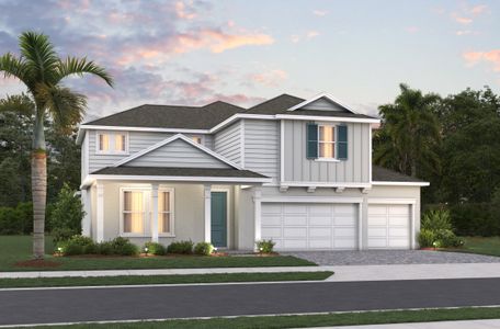 New construction Single-Family house 3017 Water Clover Ct, Apopka, FL 32712 plan Canterbury - image