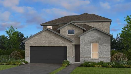 New construction Single-Family house 225 Coyote Willow Wy, Georgetown, TX 78633 plan Jacinta - image