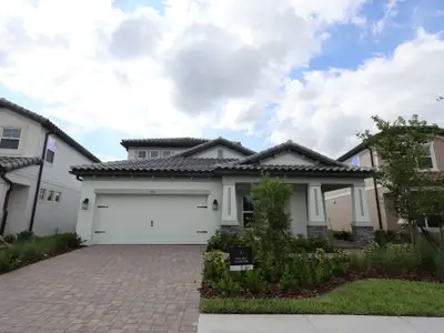 New construction Single-Family house 1734 Suttonset Trl, Zephyrhills, FL 33541 plan Newport II Bonus - image