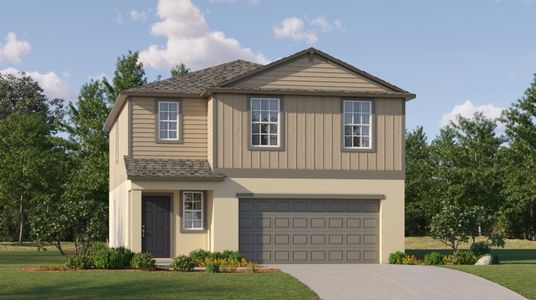 New construction Single-Family house 9909 Allendale St, Wesley Chapel, FL 33545 plan Atlanta - image