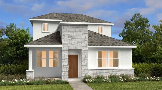 New construction Single-Family house 524 Emory Crossing Blvd, Hutto, TX 78634 Tartini- photo 0
