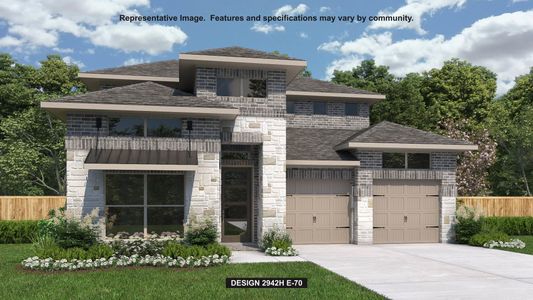 New construction Single-Family house 1495 Cypress Paul St, Georgetown, TX 78628 plan 2942H - image