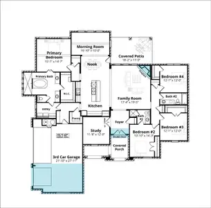 New construction Single-Family house 109 Lana Gdn Wy, Waxahachie, TX 75165 plan Barcelona - image 2