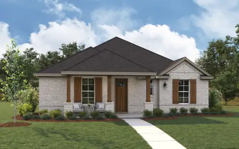 New construction Single-Family house 1923 Augusta Ave, Gunter, TX 75058 plan Conroe - image