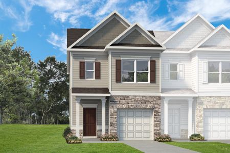 New construction Townhouse house 40 Floating Bridge Trl, Lillington, NC 27546 plan The Pierce - image