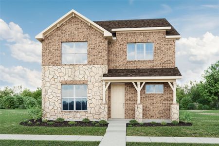 New construction Single-Family house 13504 Barn Chime St, Elgin, TX 78621 plan Orwell III - image