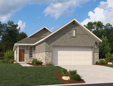 New construction Single-Family house 9419 Hard Rock Road, Conroe, TX 77303 Harrison Homeplan- photo 0