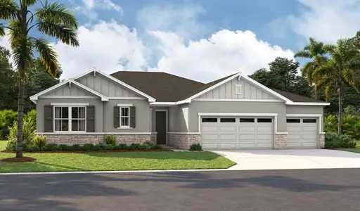 New construction Single-Family house 2914 Woodcliff Lake Cir, Clermont, FL 34711 plan Dominic - image