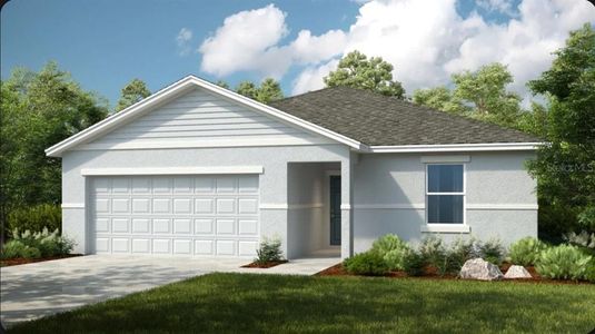 New construction Single-Family house 241 Streamwater Wy, Groveland, FL 34736 plan Hawk - image