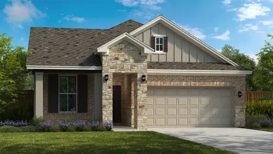 New construction Single-Family house 514 Cyprus Row Ct, Hutto, TX 78634 plan Lanport - image