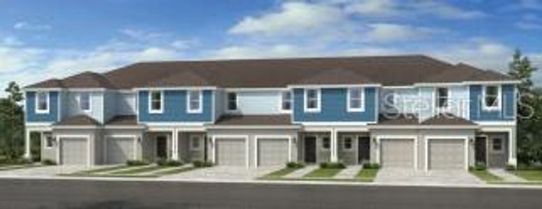 New construction Townhouse house 2073 Hallier Cv, Wesley Chapel, FL 33543 null- photo 0