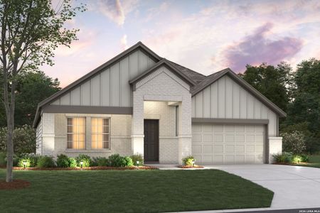 New construction Single-Family house 253 Tessaria Dr, San Marcos, TX 78666 plan Boone - image