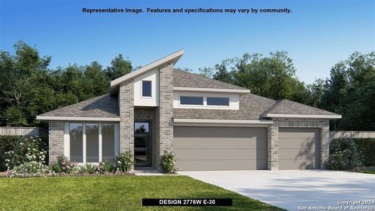 New construction Single-Family house 14402 Apache Camp, San Antonio, TX 78254 Design 2776W- photo 0