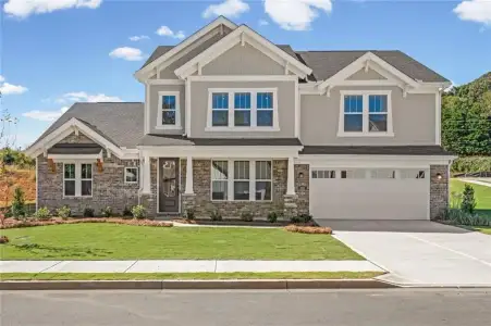 New construction Single-Family house 102 Hidden Fields Wy, Hoschton, GA 30548 plan Leland - image