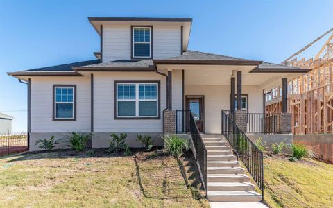 New construction Single-Family house 409 Ravens Crest Dr, Hutto, TX 78634 Bowie- photo 0