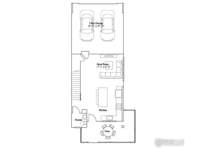 New construction Townhouse house 3067 Gladstone Ave, Loveland, CO 80538 plan 306 - image