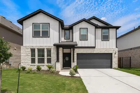 New construction Single-Family house 113 Bell Chime Dr, Liberty Hill, TX 78642 plan Albany - image