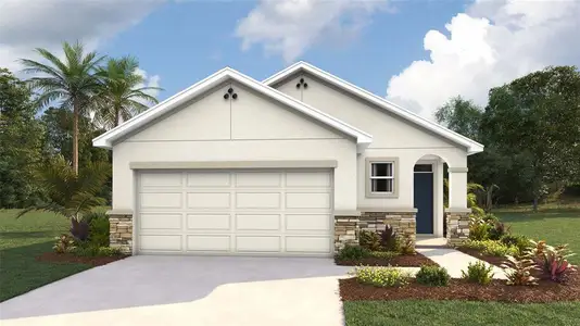 New construction Single-Family house 10476 Tucker Rd, Weeki Wachee, FL 34613 plan Allex - image