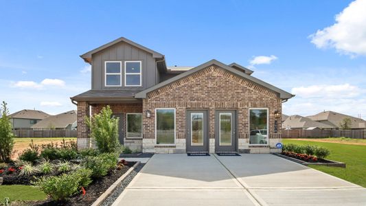 New construction Single-Family house 1678 Portia Ln, Conroe, TX 77301 plan Justin - image