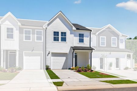 New construction Townhouse house 3221 Bailey Lake Dr, Fuquay Varina, NC 27526 plan Hertford - image
