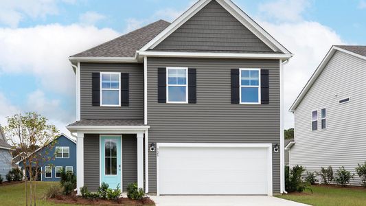 New construction Single-Family house 412 Matthews Farm Rd, Hubert, NC 28539 plan Woodstock - image