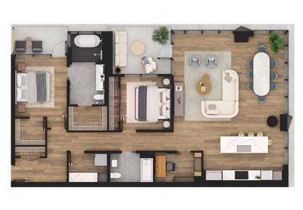 New construction Penthouse house 400 W 14Th St, Austin, TX 78701 plan PH01 - image