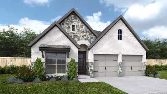 New construction Single-Family house 9941 Paladin Rdg, San Antonio, TX 78254 1950W- photo 0