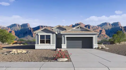 New construction Single-Family house 5552 E Button Ln, San Tan Valley, AZ 85140 - image