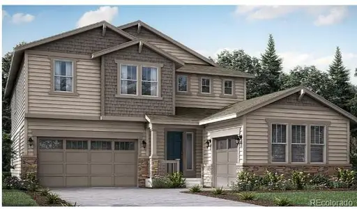 New construction Single-Family house 14573 Hudson Wy, Thornton, CO 80602 Aspen- photo 0