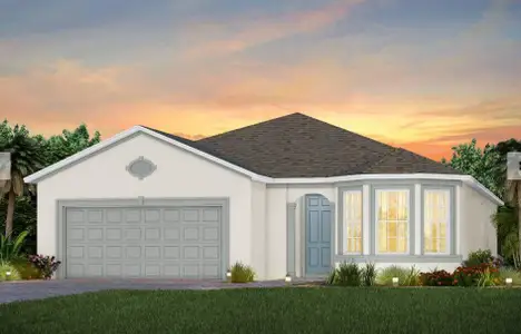 New construction Single-Family house 13591 Sw Vermillion Cir, Unit Prosperity 795, Port St. Lucie, FL 34987 - image