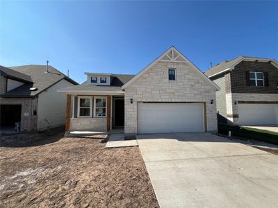 New construction Single-Family house 308 Willow Heights Dr, Hutto, TX 78634 Brodie- photo 0