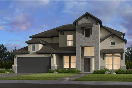 New construction Single-Family house 9218 Heckenberg Arbor Ln, Cypress, TX 77433 plan Larimar - image