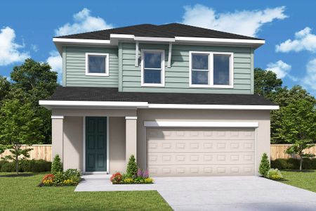 New construction Single-Family house 3355 Yellow Cassia Dr, Wesley Chapel, FL 33543 plan The Nassau - image