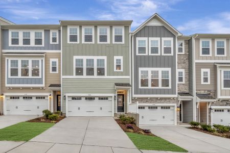 New construction Townhouse house 2726 Hunter Woods Dr, Apex, NC 27502 plan Hyde Park - image