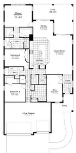 New construction Single-Family house 10043 Cross River Trl, Parrish, FL 34219 plan Sea Mist - image 4