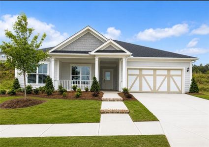 New construction Single-Family house 7230 Thistle Down Wy, Flowery Branch, GA 30542 plan Amberwood - image
