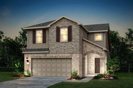 New construction Single-Family house 225 Turnbuckle Bnd, Leander, TX 78641 Gordon- photo 0