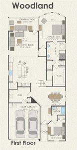 Pulte Homes, Woodland floor plan