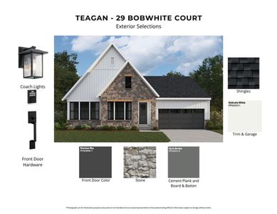 New construction Single-Family house 29 Bobwhite Ct, Hoschton, GA 30548 plan Teagan - image
