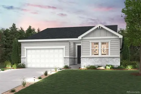 New construction Single-Family house 2060 Panorama St, Lochbuie, CO 80603 plan The Cimarron - image