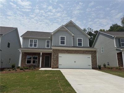 New construction Single-Family house 4134 Eberly Wy, Flowery Branch, GA 30542 plan Fairfax - image