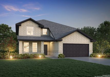 New construction Single-Family house 7707 Granger Cv, San Antonio, TX 78252 plan The Campbell - image