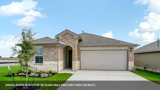 New construction Single-Family house 25529 Farmers Crop Ln, Elgin, TX 78653 plan The Caden - image