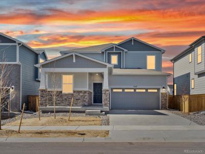 New construction Single-Family house 543 Lost Lake Street, Brighton, CO 80601 Snowberry- photo 0