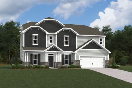 New construction Single-Family house 217 Amber Glen Dr, Locust, NC 28097 plan Dickinson - image