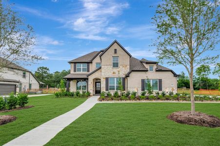 New construction Single-Family house 20906 Holm Oak Wy, Tomball, TX 77377 plan Medina - Premier Collection - image
