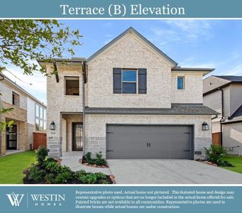 New construction Single-Family house 24814 Harrow Meadow Dr, Katy, TX 77493 The Terrace- photo 0