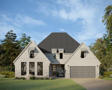 Plan 1631 Elevation G with Stone