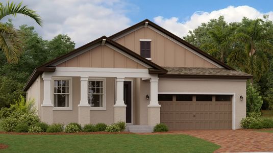 New construction Single-Family house 19411 Bristol Wood Place, Brooksville, FL 34601 Dawning- photo 0